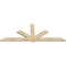 Ekena Millwork Kennewick Rough Sawn Timber Gable Bracket, Douglas Fir, 96"W x 36"H x 2"D x 6"F, 9/12 Pitch GBW096X36X0206KEN00RDF - alternate 2